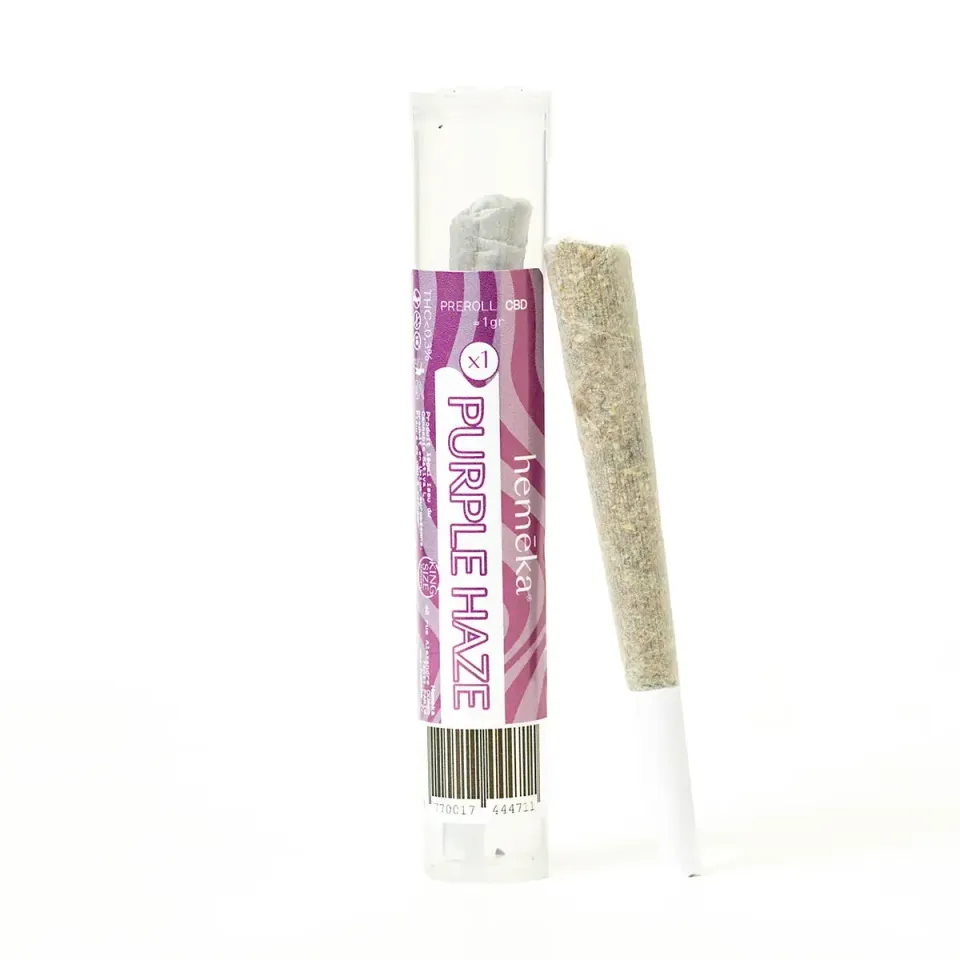Hemeka Purple Haze preroll joint 1 stk 12% CBD