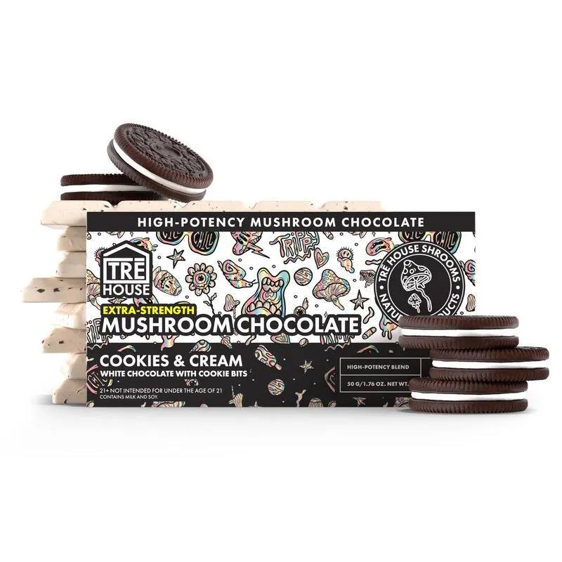 Tre House Extra-Strength soppsjokolade Cookies & Cream