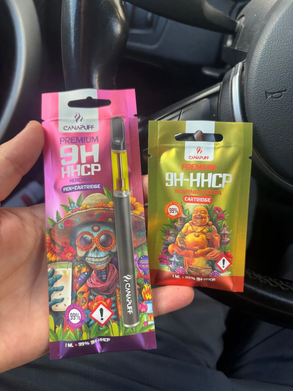 Canapuff 9H-HHCP Horchata vapepenn 1ml 99%