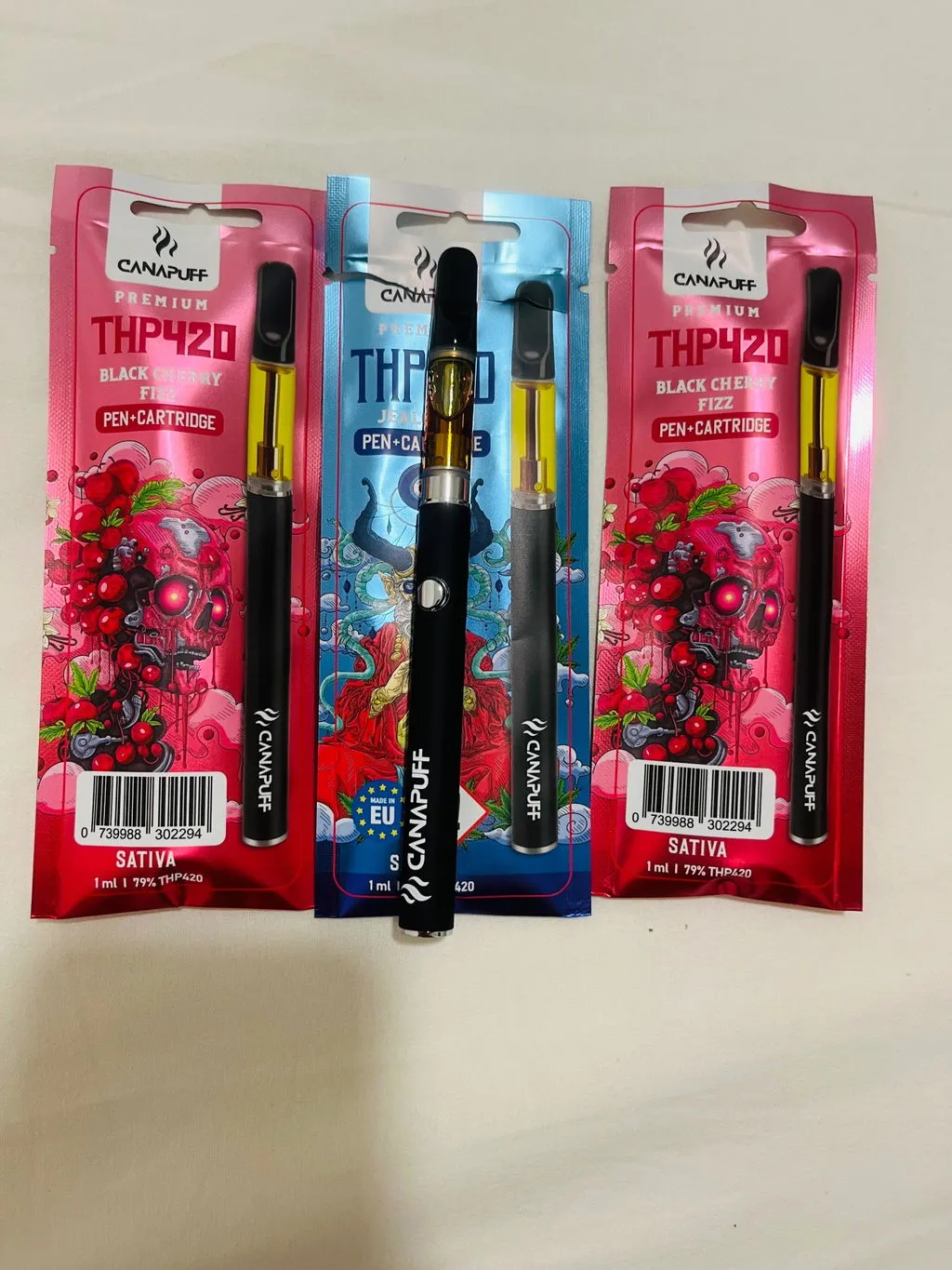 Canapuff THP420 Black Cherry Fizz 79% penn + patron cola