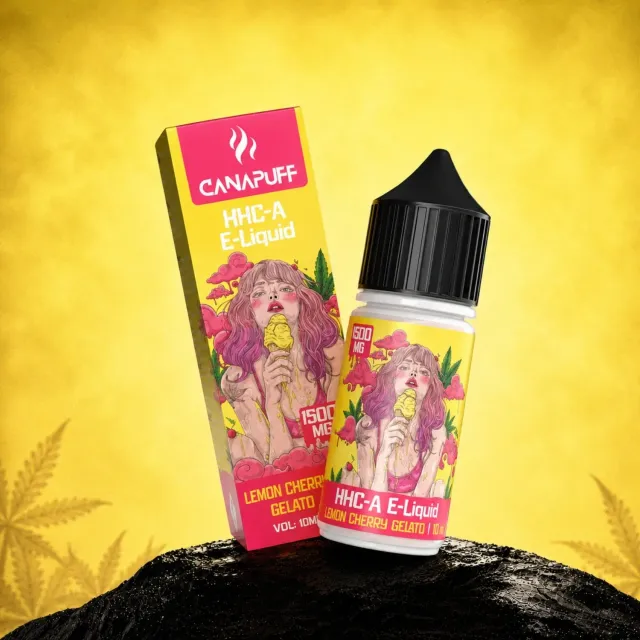 Canapuff HHC-A Liquid Lemon Cherry Gelato 1500 mg