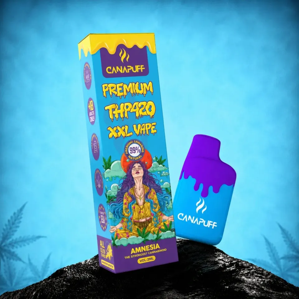 Canapuff THP420 XXL Amnesia vape 2ml 99%
