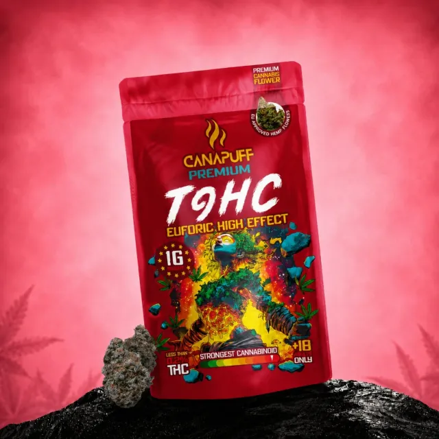 Canapuff Euforic T9HC-blomst 1g tropisk