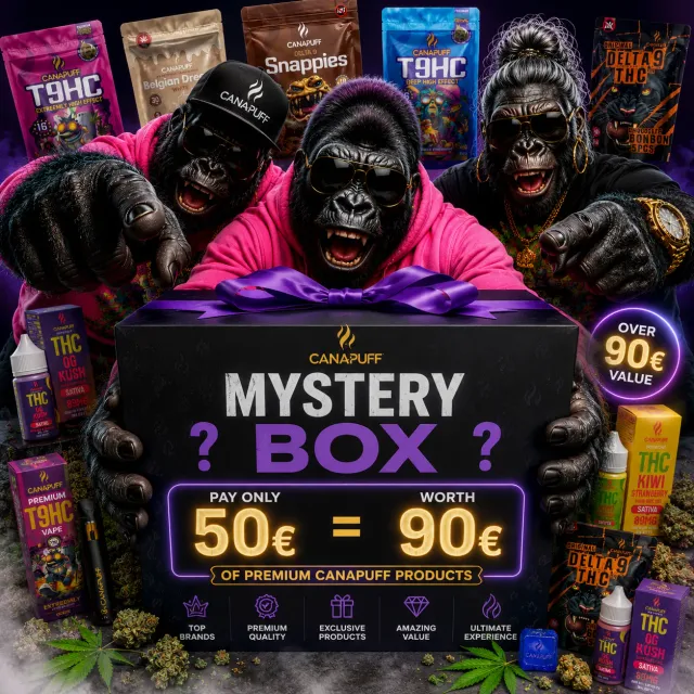 Canapuff Mystery Box M overraskelsesboks verdi