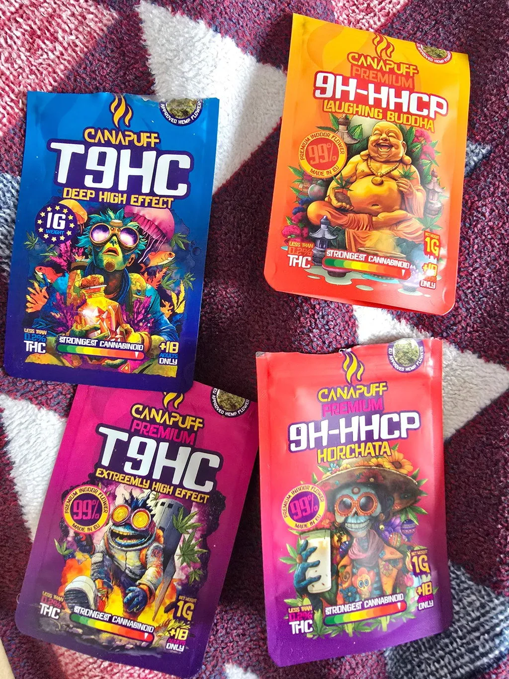 CanaPuff Horchata 9H-HHCP topskudd 1 g kremet søt