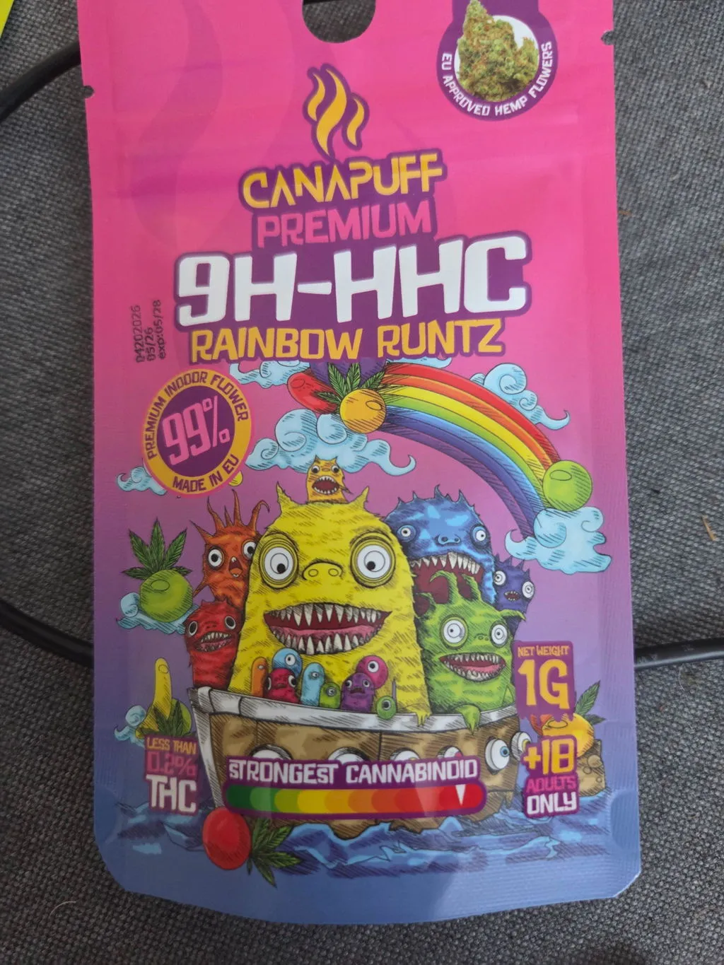 Canapuff King Luis XIII 9H-HHC blomster 1g furu