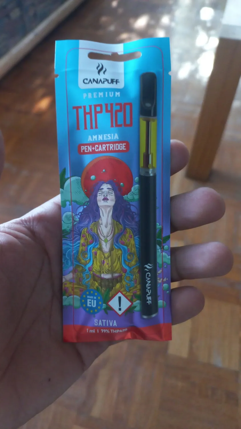 Canapuff THP420 Amnesia 79% vape penn + patron