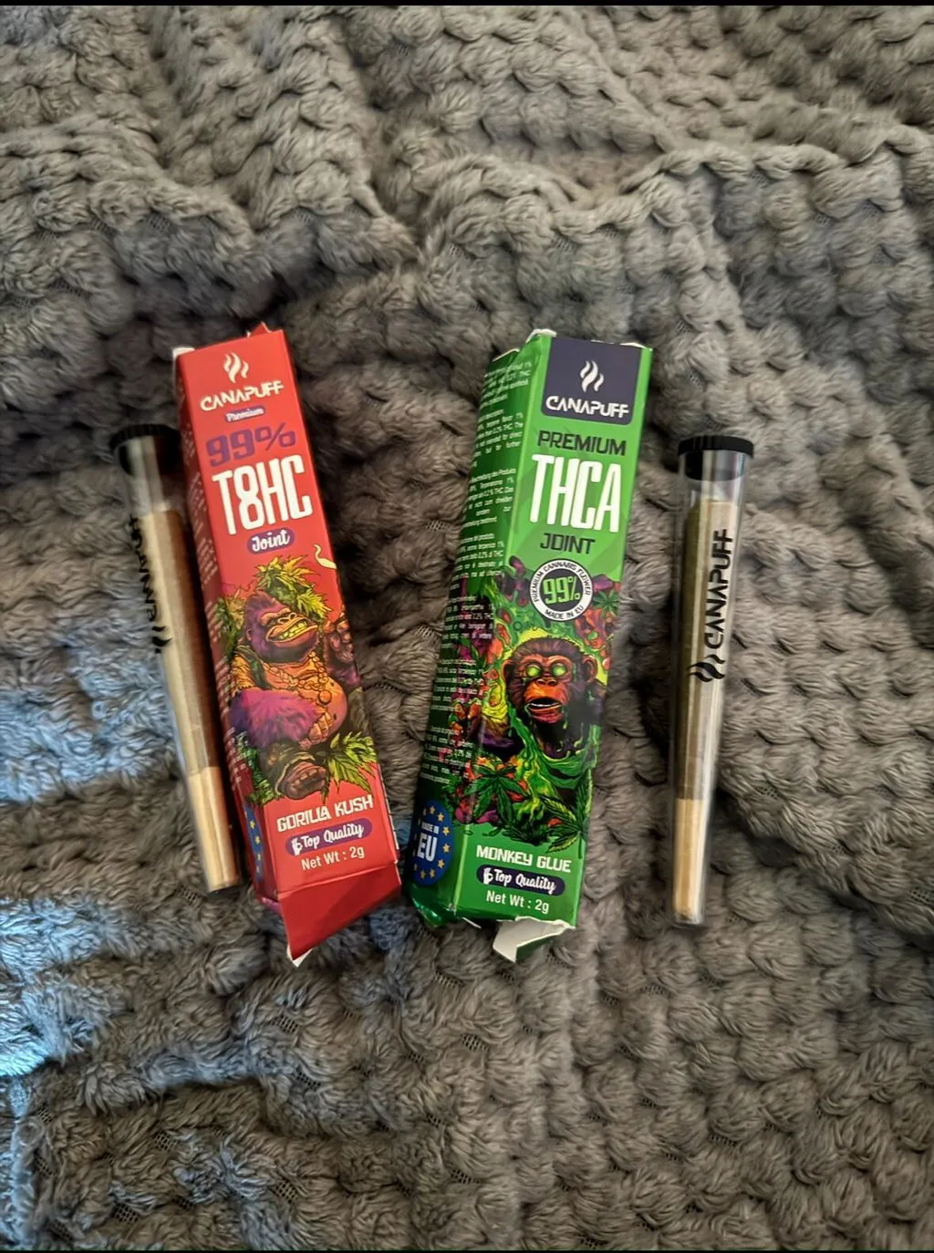 Canapuff THCA Monkey Glue joint 2g harpiks