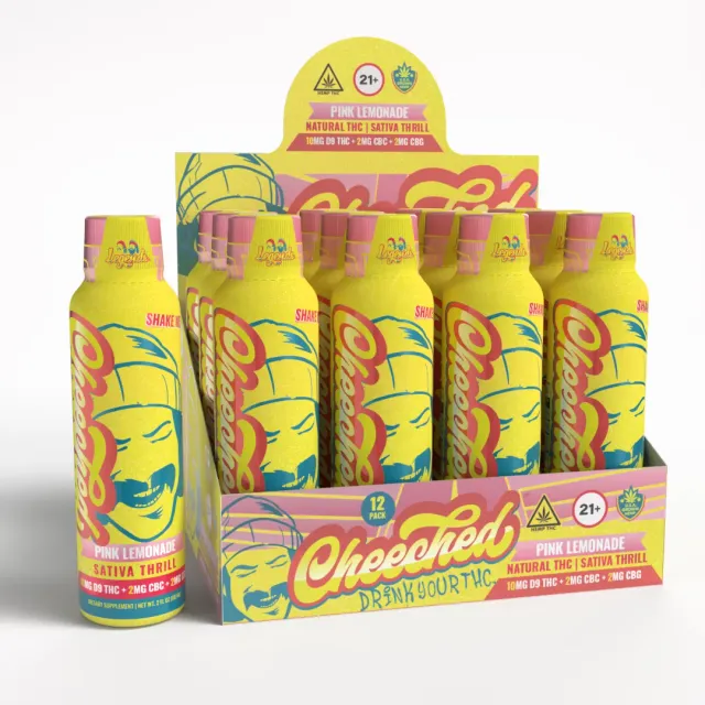 Cheech & Chong Legends Sativa Shot Pink Lemonade 120 mg THC