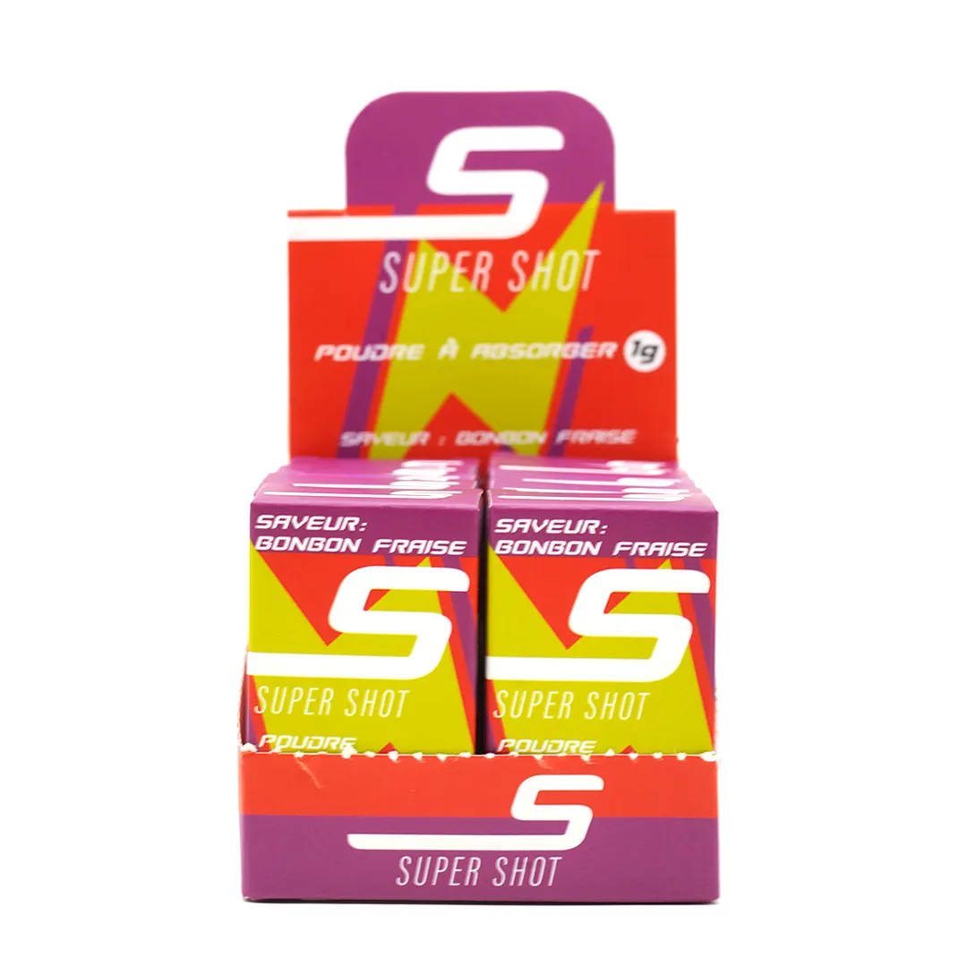 LeGrossiste Super Shot energipulver jordbær