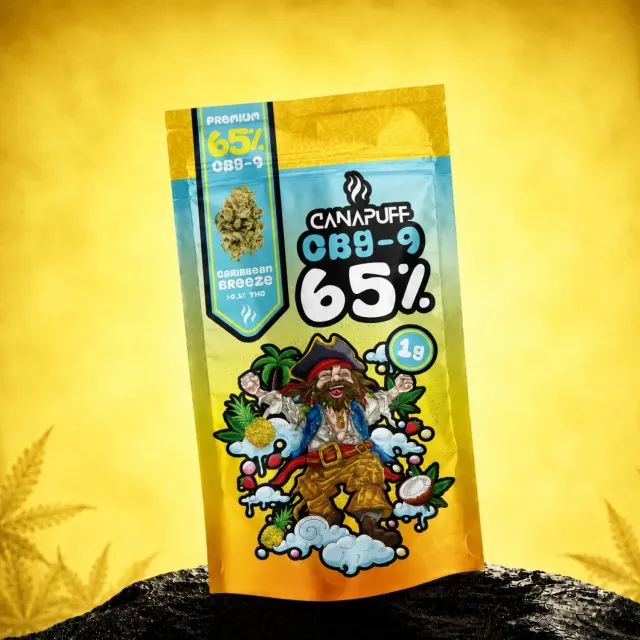 Canapuff Caribbean Breeze 65% CBG9-blomst 1g