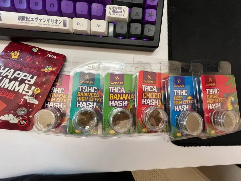 Canapuff THCA Hash Banana 99% 1 g søt frukt