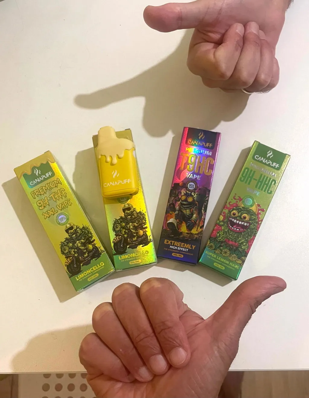 Canapuff 9H-THC Limoncello 99% XXL vape 2 ml sitron