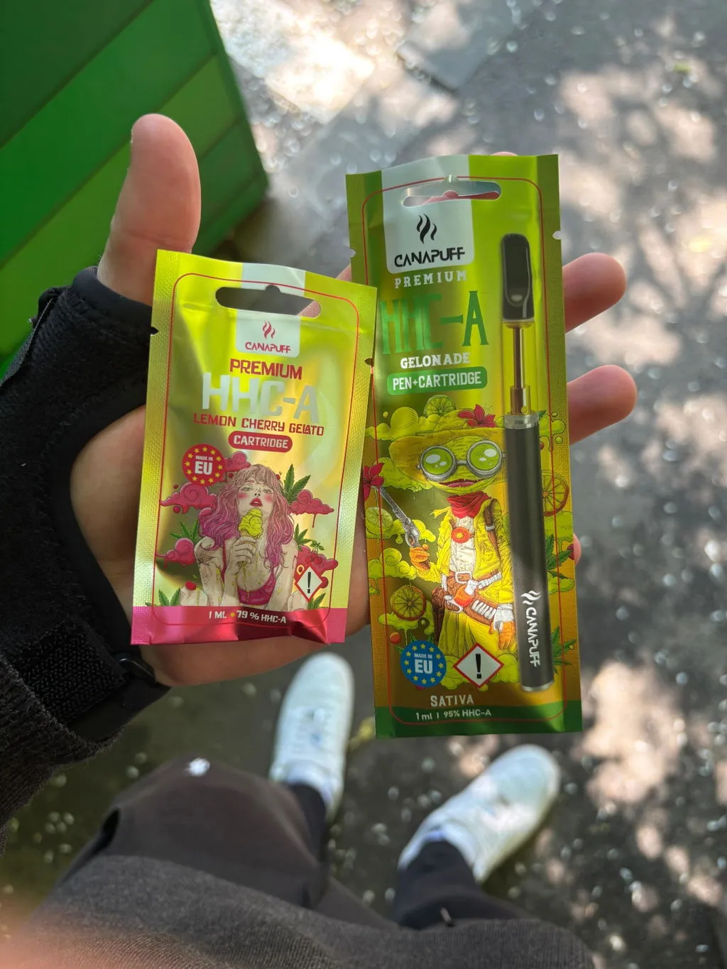 Canapuff HHC-A Lemon Cherry Gelato vapepenn 95%