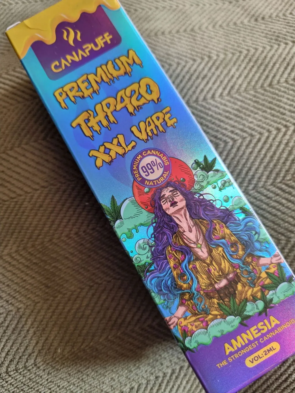 Canapuff THP420 XXL Amnesia vape 2ml 99%