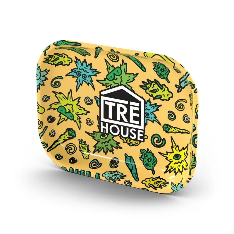TRE HOUSE Metal rullebrett Yellow Medium metallbrett