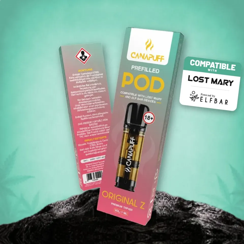 Canapuff THP420 Original Z pod 1 ml frukt
