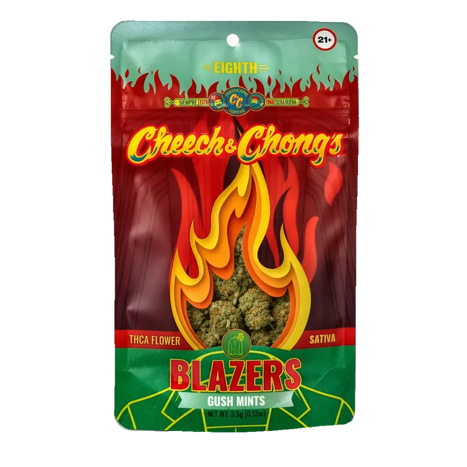 Cheech & Chong Blazers Gush Mints THCa blomst 3,5 g premium