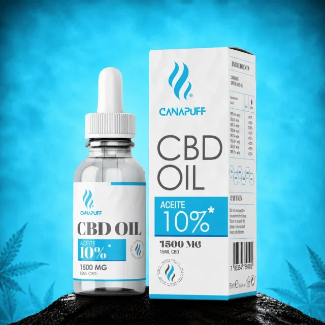 Canapuff CBD 10% olje 15 ml isolat THC-fri