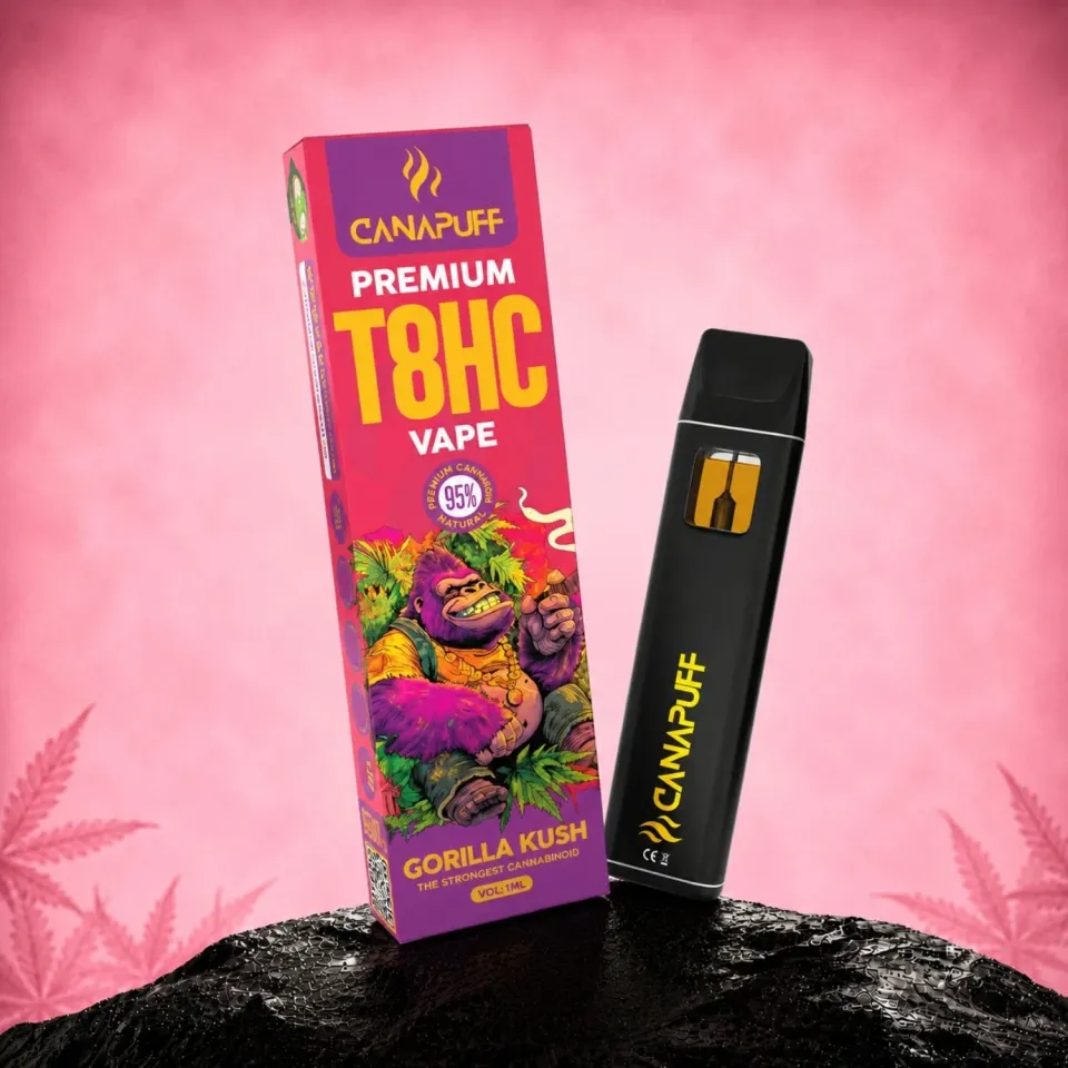 Canapuff Gorilla Kush T8HC vape 1 ml 95% kush