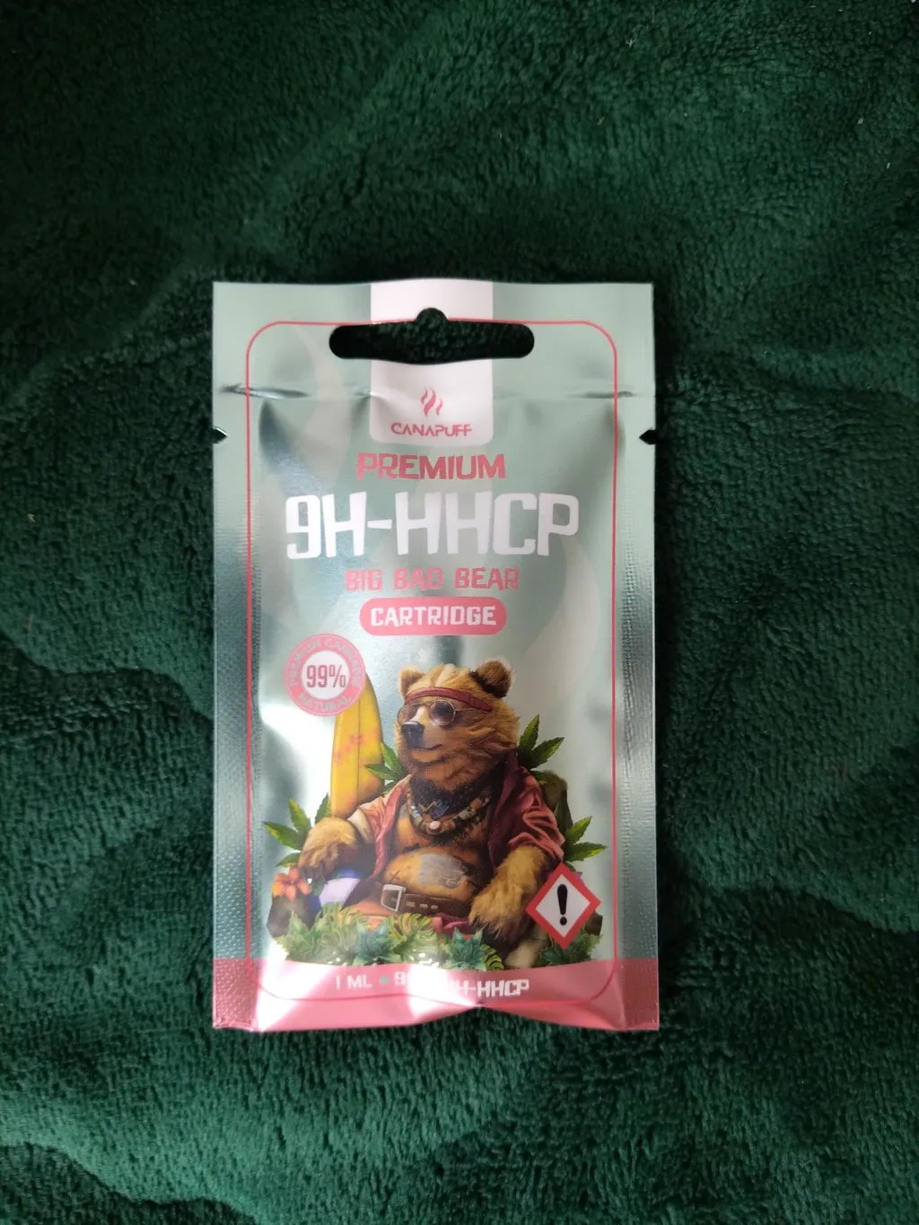 Canapuff Big Bad Bear 9H-HHCP patron 1ml 99% skog