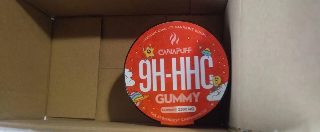 Canapuff 9H-HHC Kirsebær gummies 10 stk – søtsyrlig