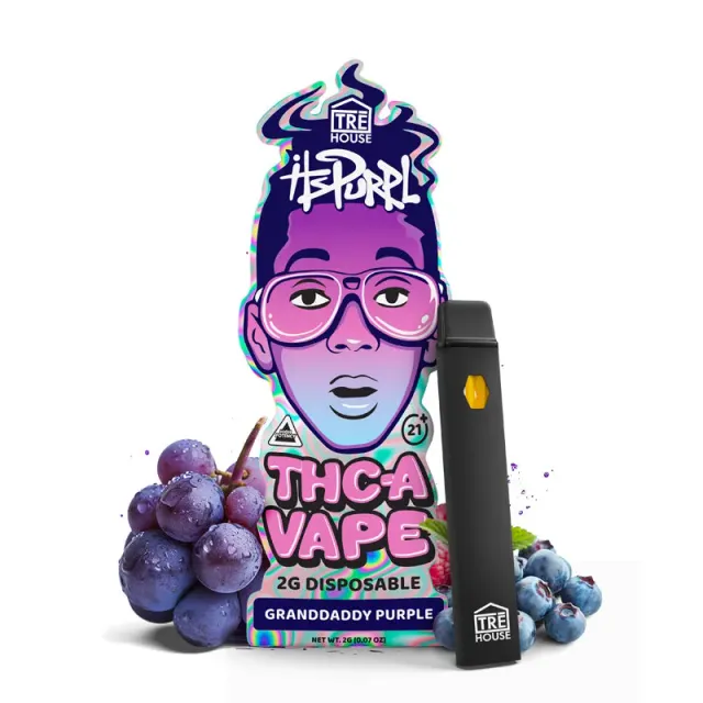 TRE House ItsPurpl Granddaddy Purple THCA-vape