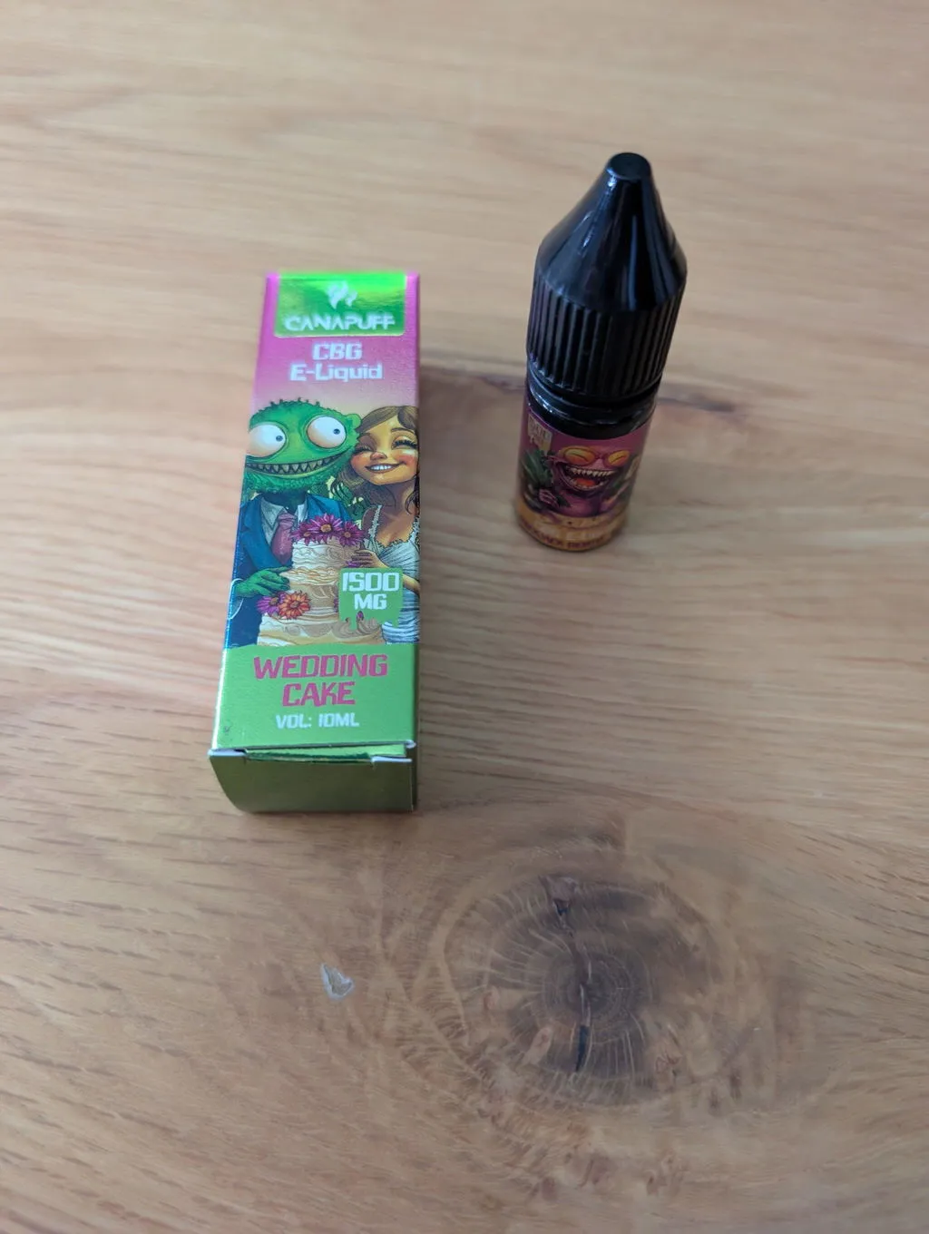 CanaPuff CBN Liquid Papaya Punch e-væske 1500 mg tropisk