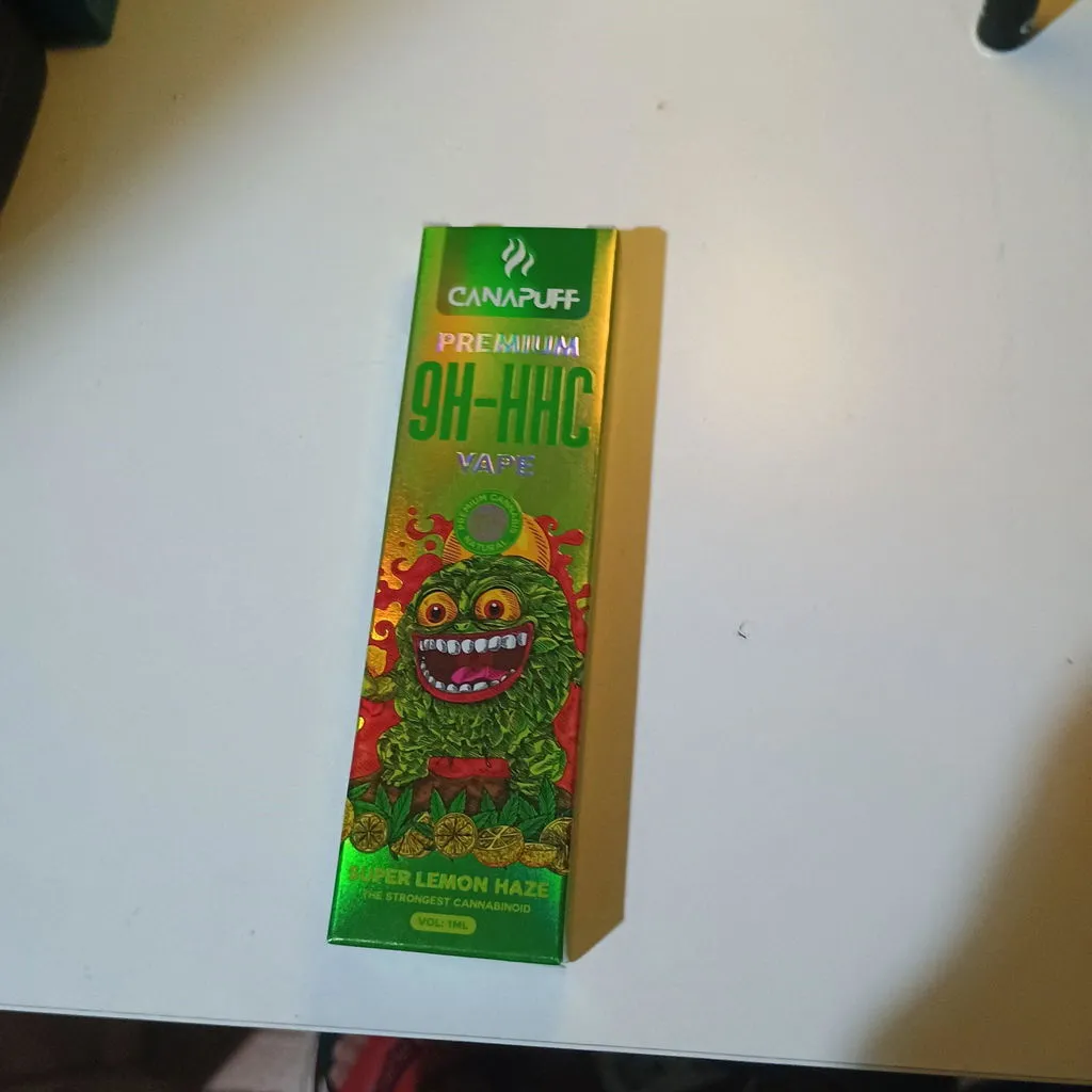Canapuff 9H-HHC Super Lemon Haze vape 1 ml sitron