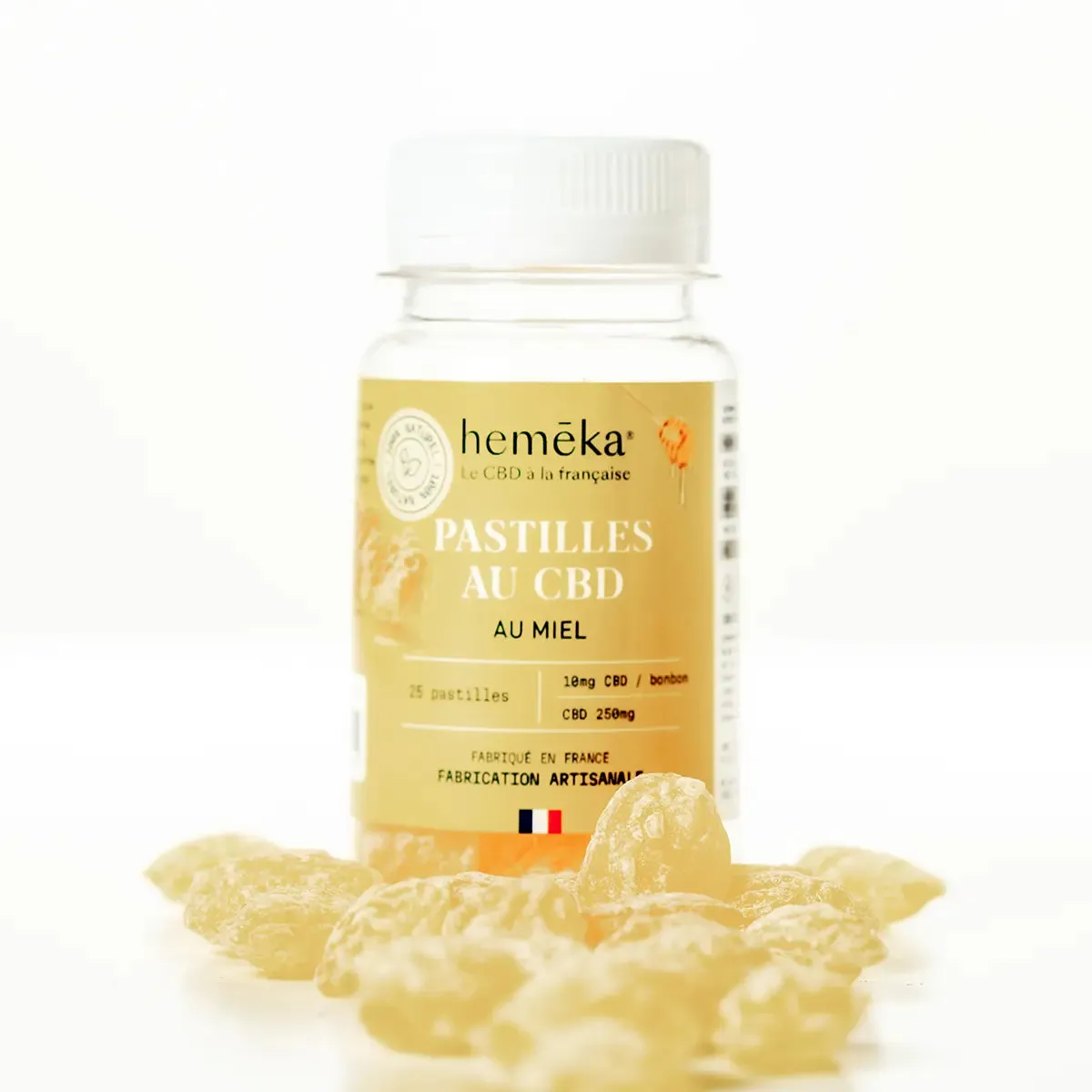 Hemeka Douceur Miel 10 mg pastiller 25 stk honning