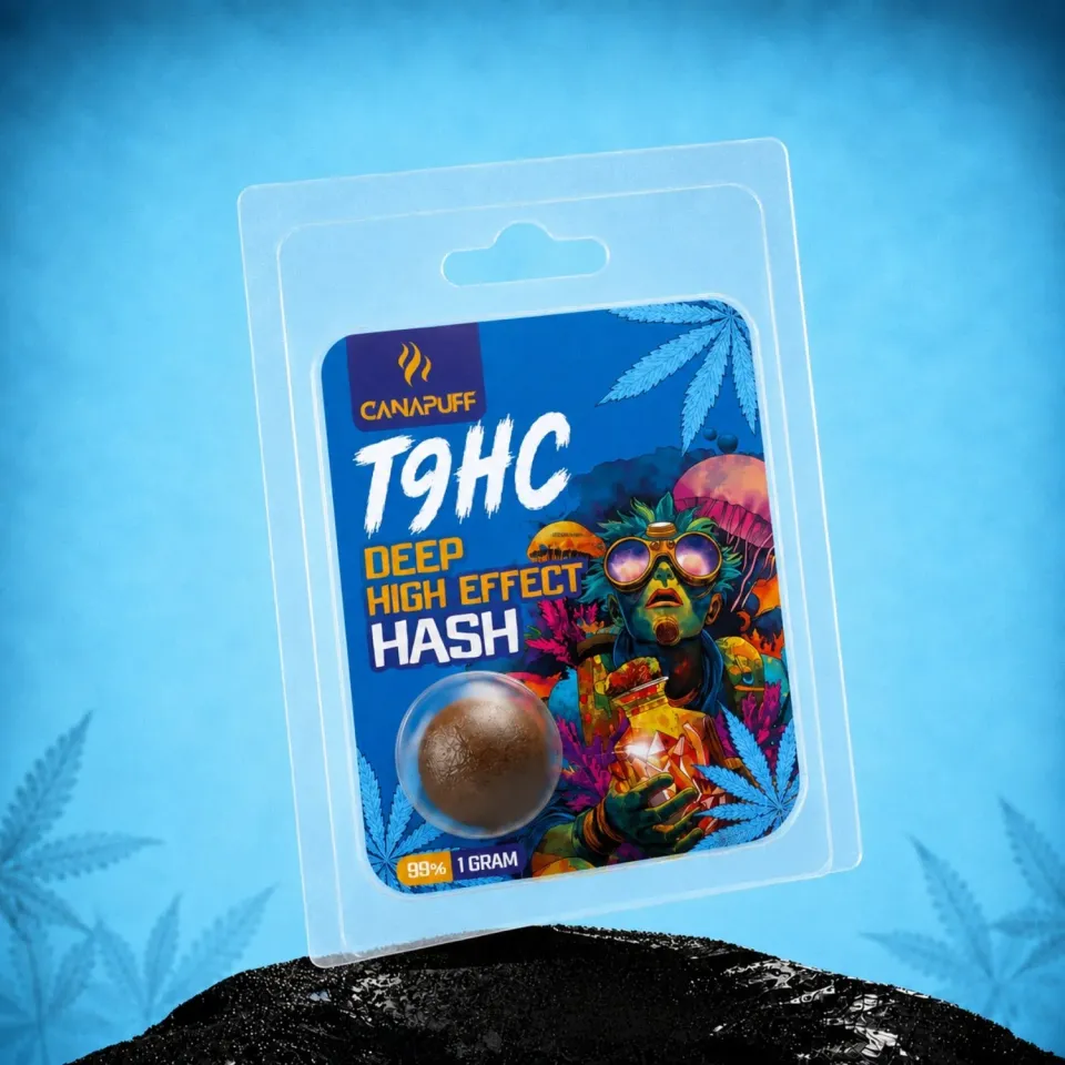 Canapuff T9HC hash Deep 99% mørk frukt