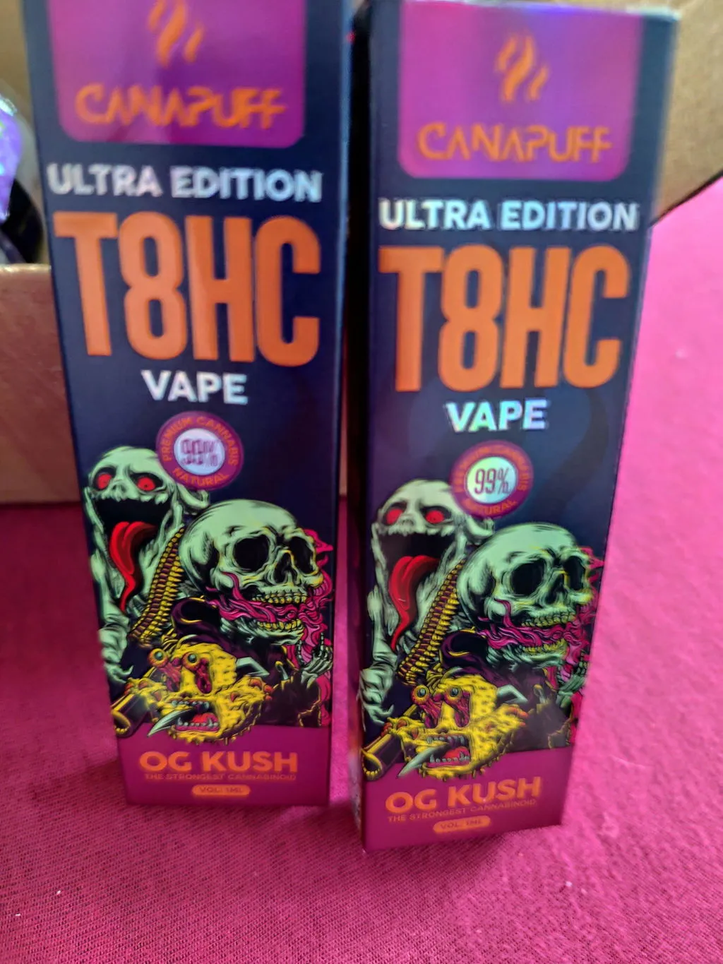 Canapuff T8HC OG Kush Ultra Edition vape 1 ml 99%