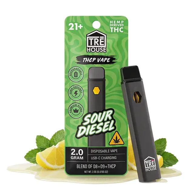 TRE HOUSE Sour Diesel THCP vape-pen singel sativa