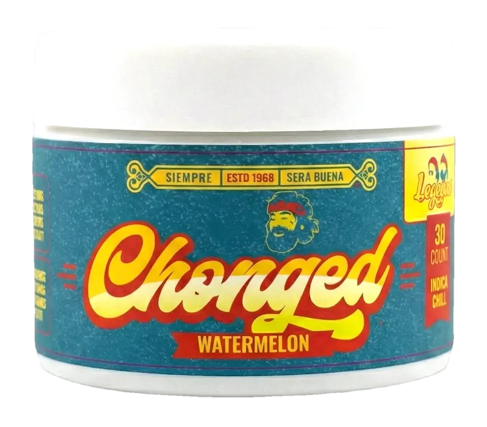Cheech & Chong Legends Indica vingummi watermelon 600 mg THC