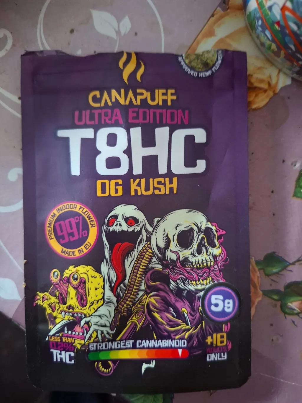 Canapuff OG Kush Ultra Edition T8HC-blomst 1g