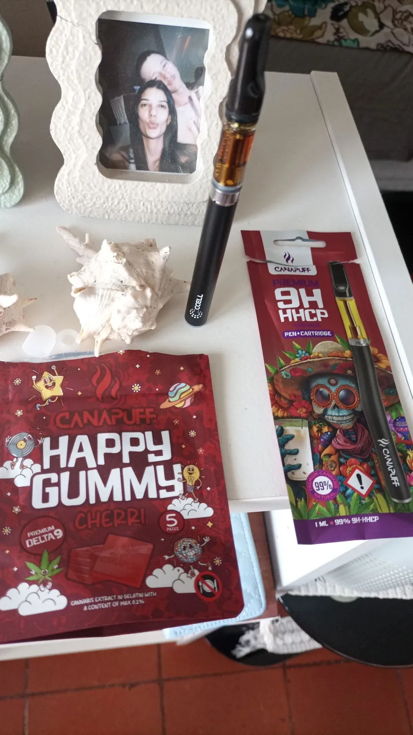 Canapuff Happy Gummy Bluebi vingummi 1 stk Delta 9