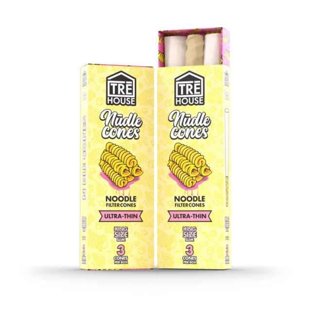 TRE HOUSE Nudle King Size Slim cones 3-pak ultra tynn
