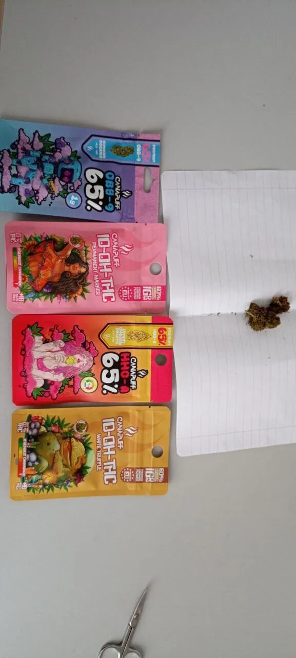 Canapuff Panic Monkey THCA-blomster 1 g 99% frukt