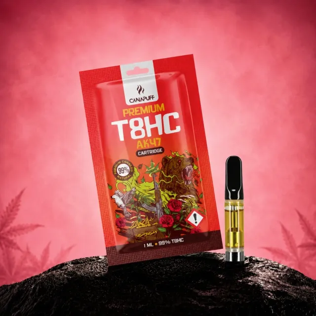 Canapuff T8HC vapepatron AK47 99% søt jordlig