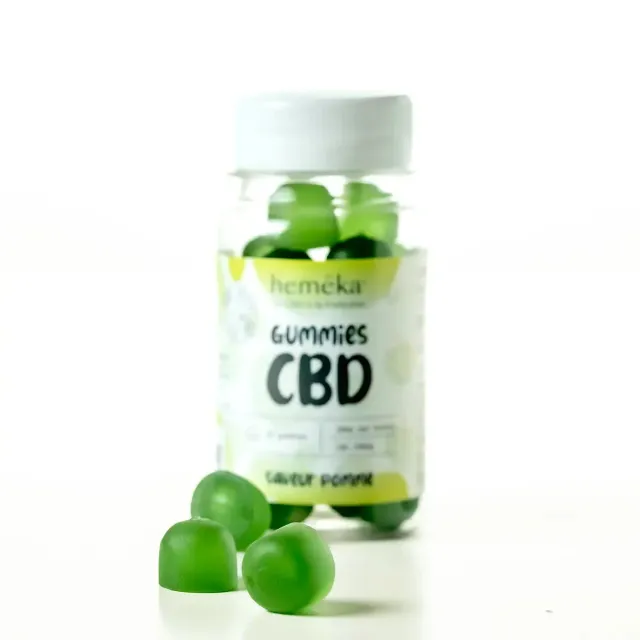 Hemeka Gummies CBD eplegummies 25-pakning 10 mg