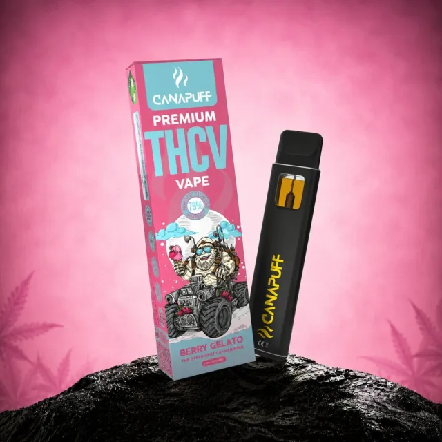 Canapuff THCv Berry Gelato 79% vape 1 ml bær