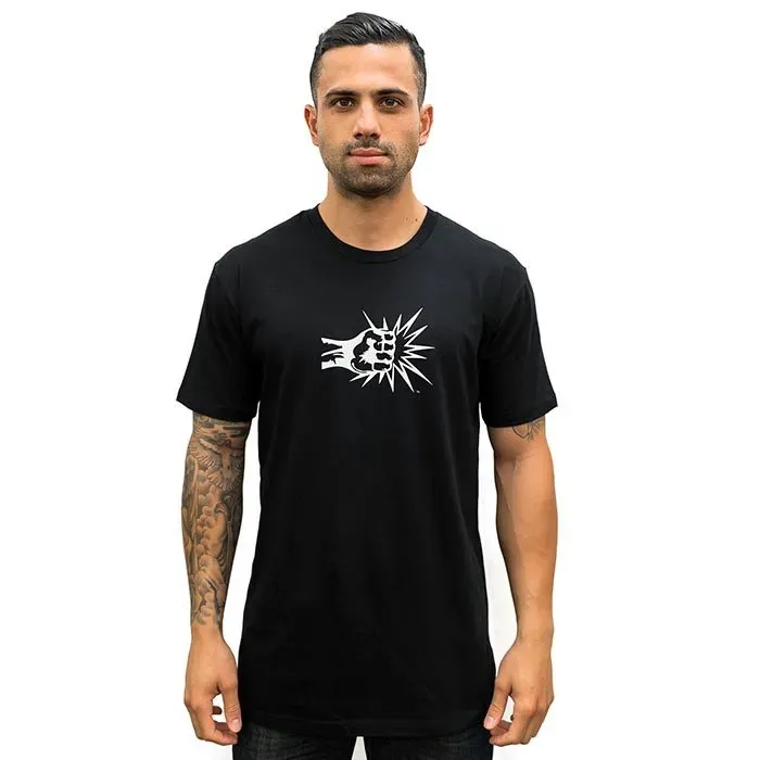 Punch Bar Black Logo T t-skjorte svart trykk