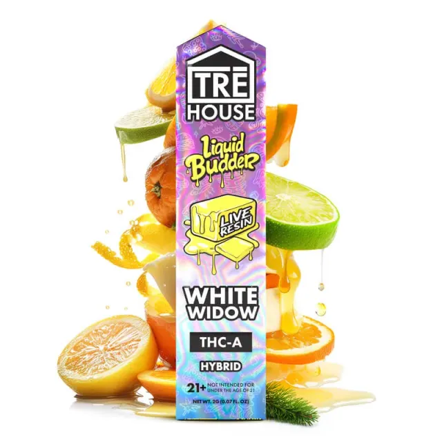 TRE HOUSE White Widow Live Resin vape 2g hybrid