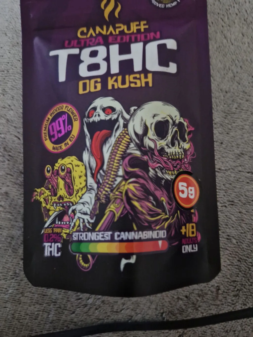 Canapuff OG Kush Ultra Edition T8HC-blomst 1g