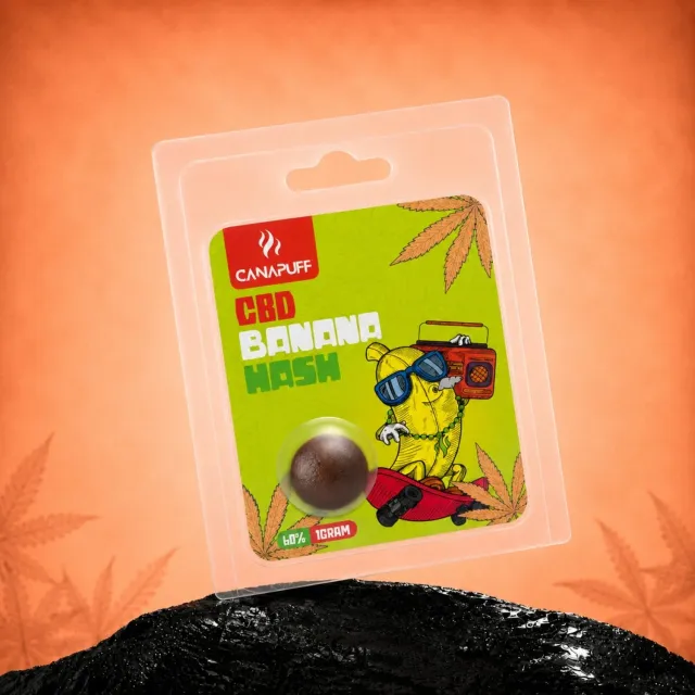 Canapuff Banana CBD-hasj 60% banansmak