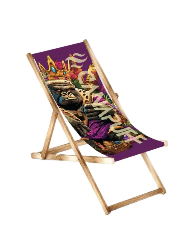 Canapuff King Gorilla strandstol tre sammenleggbar