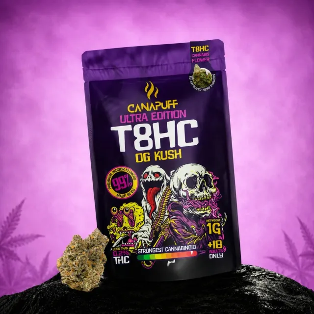 Canapuff OG Kush Ultra Edition T8HC-blomst 1g