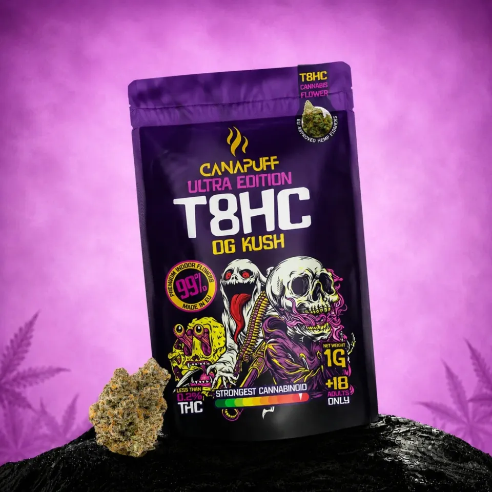 Canapuff OG Kush Ultra Edition T8HC-blomst 1g