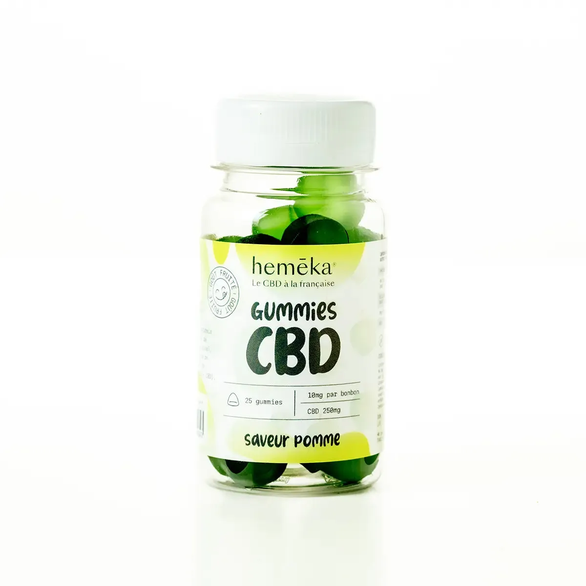 Hemeka Gummies CBD eplegummies 25-pakning 10 mg