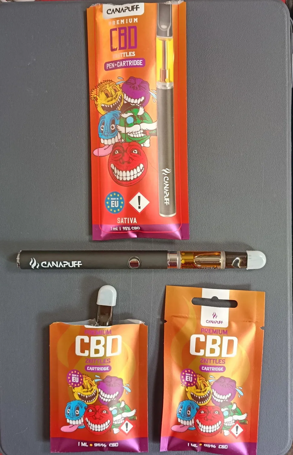 Canapuff CBD Recovery vapepatron 95% 1 ml
